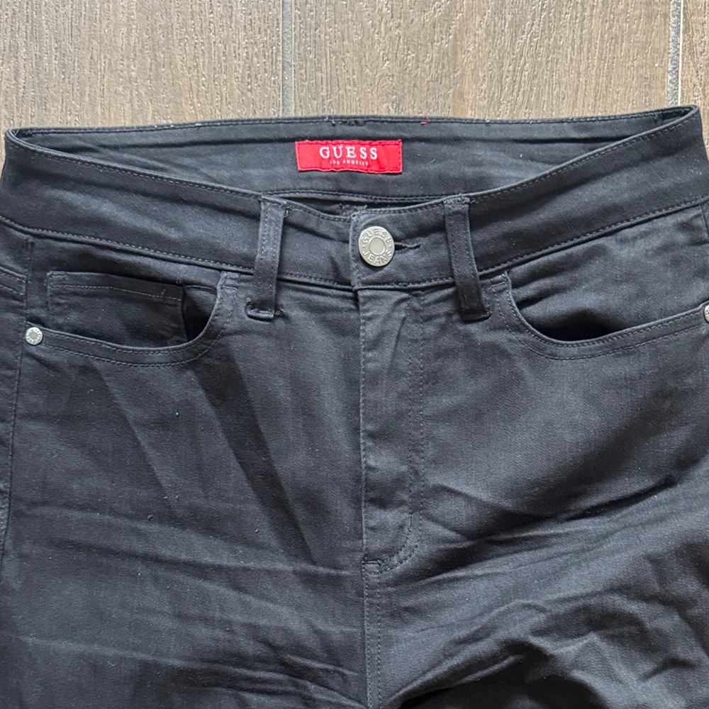 GUESS Black denim skinny jeans